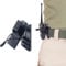 ASOQOLA Tactical Radio Holder Radio Holster for Duty Belt,Tactical Radio Holder Belt Clip Belt Up To 2.44, Walkie Talkie Belt Clip for Motorola, BaoFeng, Midland Radios(Upgrade Version)