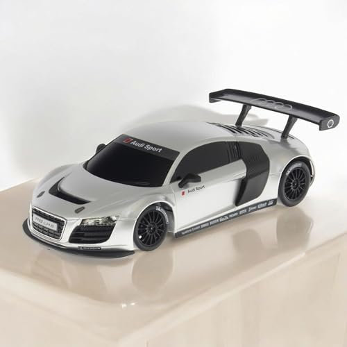 RC ferngesteuertes Auto im offiziell lizenzierten Design, Kompatibel mit Audi R8 LMS-Edition, Modell-Maßstab 1:24, Lizenz-Fahrzeug, Car, Spielzeug für Kinder in Jungen Jahren, Erwachsene und Sammler