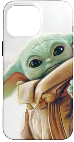Star Wars The Mandalorian Grogu White Hülle für iPhone 16 Pro Max