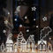 Wandtattoo Loft Fensterbilder Weihnachten Häuserreihe – Wiederverwendbar – A3 Bogen, 44 Sticker – Weihnachstdeko Fenster Kinderzimmer, Weihnachtsbilder Fenster, Fensterbild Winter, Fensterdekoration