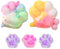 5 Stück Cat Paw Squishy, Taba Squishy Paw, Katzenpfoten Squishy, Squishy Pfote, Weiche Stressabbau Sensory Spielzeuge, Neuartige Fidget Spielzeuge für Erwachsene und Teenager, Party-Geschenke
