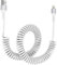 Cavo a spirale per iPhone 14, cavo USB A a Lightning, cavo dati A-pple Carplay, cavo dati per iPhone, ricarica rapida retrattile, per iPhone 13/12/11/Pro Max/Pro/XR/XS/8/7/6, i Pad/Pod