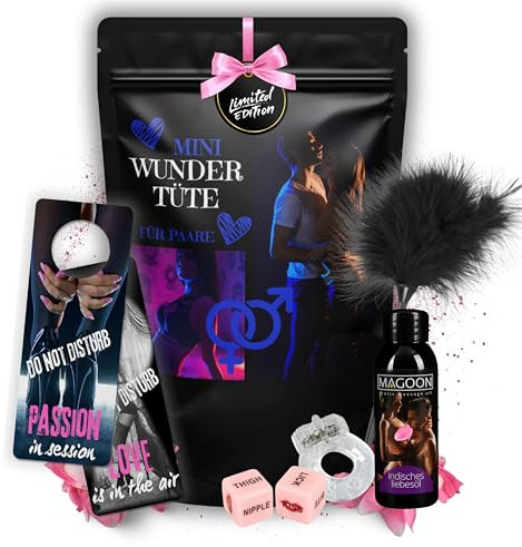Erotische Wundertüte für Paare Sex für Sie und Ihn MINI Erotik Verwöhnpaket für Erwachsene Überraschungsbox Paare Sex Spielzeug für Männer und Frauen