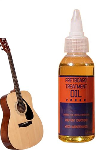 Guitar Griffbrettreiniger – Reinigungs- & Pflegeöl für Gitarren, 60 ml | Professionelles Gitarrenreinigerspray für Griffbrett, Saiten & Holzschutz