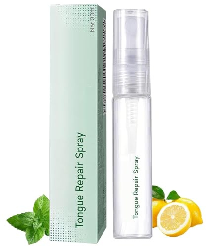 Tongue Repair Spray, Tongue Repair Oral Health Spray, Sprays, die Ihren Atem schnell erfrischen, für weiße Zungen und trockenen Mund, zweimal täglich anwenden (1 pcs)