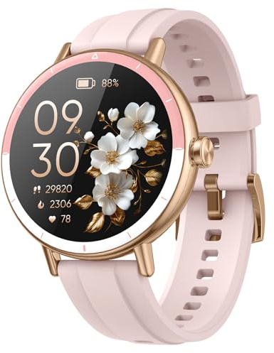 Smart Watch for Women, 1.27 HD Fitness Watch with Answer/Make Call, 2026 New Smartwatch with Heart Rate/Sleep/Stress Monitor, Smart Watch for iOS/Android 5-Day Battery IP68 Waterproof Fitness Tracker