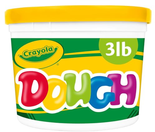 Crayola Dough - Yellow (3lb), Bulk Modeling Dough for Kids, Clay Alternative, Resealable Tub, Ages 3+, Great for Kids Arts & Crafts