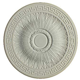 Ceiling Rose Lightweight Strong Resin Rose - 515mm 'June'