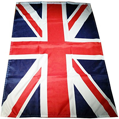 My London Souvenirs Drapeau du Royaume-Uni, 150 x 90 cmAvec 2 œillets.Emballage de haute qualité.Accessoire élégant et polyvalent, drapeau de collection.Convient pour une utilisation en extérieur comme en intérieur.Souvenir du Royaume Uni inoubliable et élégant.Drapeau.