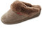 Reissner Lammfelle | Engel Hausschuhe Korfu | Pantoffel | Veloursleder | Innenfutter echtes Merino Lammfell | erhöhter Absatz | mit Fellkranz | 42 braun