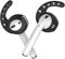 innoGadgets® EarPlugs 2-Set | Aufsatz für AirPods und EarPods - Unerschütterlicher Halt im Ohr | Inklusive Strap für Airpods | Geschmeidiges Silikon | Schwarz