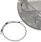 Tubo Freno Moto 120cm,Tubo Freno Anteriore Posteriore Cavo Freno Idraulico Frizione Con Guaina Rinforzata per Pit Bike Dirt Bike Enduro Motocross ATV Quad-Argento