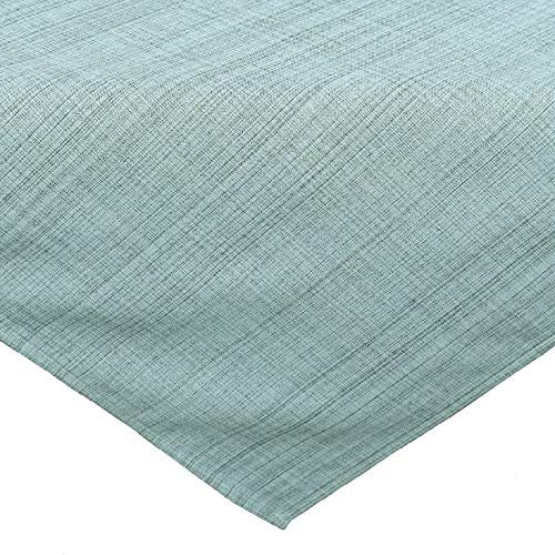 heimtexland ® Outdoor-Tischwäsche Meliert Garten Deko Tischdecke 90x90 Mint Typ645