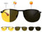 MIRYEA Gafas de Sol Hombre Deportivas Polarizadas Fotocromaticas Para Hombre y Mujer Conducción Ciclismo Moto Pesca Esqui Golf Running Deporte Al Aire Libre Rectangulares Protección 100% UVA UVB