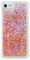 HopMore Paillettes Coque pour iPhone SE 2020 / iPhone 6/7 / 8 Transparente Silicone Glitter 3D (Edge Antichoc) Etui Souple Belle Housse Strass TPU Case pour Fille Femme - Or Rose