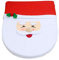 Weihnachten Toilettensitzbezug, 3 stücke Weihnachtsdeko Set mit WC Sitz Cover Weihnachten Toilettensitzbezug Teppich & Gewebe & Plüsch WC-Sitzkissen Deckel für Badezimmer