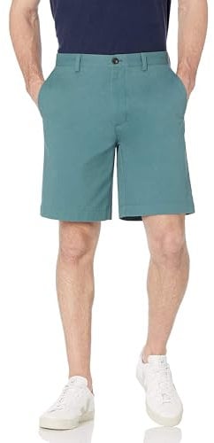 Amazon Essentials Men's Classic-Fit 9 Inch Chino Shorts, Sage Green, 36W