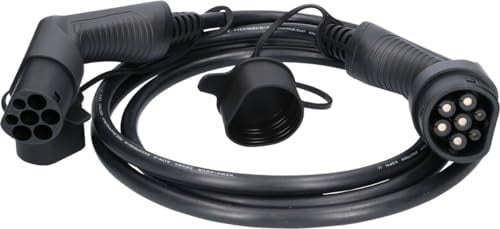 KS Tools efuturo Ladekabel gerade, Typ 2 auf Typ 2 Stecker, 3 Phasen, bis zu 11 kW, 16 A, 400 V, Mode 3, 3 Meter (117.7165)