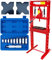 CARMAX Werkstattpresse 12T Hydraulikpresse + Druckstücksatz 10-TLG. – Rahmenpresse hydraulisch Dornpresse 12000kg