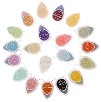 SUCHUANGUANG Dew Drop Stempelkissen Pigmentölbasierte Mehrfarben-DIY-Stempel Papierhandwerksstoff Neues Stempelkissen