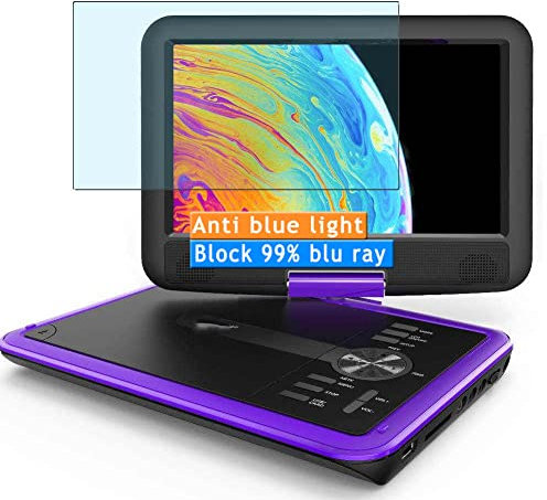 Vaxson 2-Pack Anti Blue Light Screen Protector, compatible with ieGeek 9.5 Portable DVD Player, TPU Guard Film Protectors Sticker [NOT Tempered Glass] New