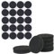 VABNEER 60 Stück Filzgleiter, 25 mm, schwarz, selbstklebend, Bodenschutz, Filzgleiter, 5 mm dick, Möbelgleiter für Möbelfüße (rund, 25 mm)