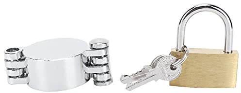 Wasserhahn Schloss Set, Anti-Diebstahl und WasserEinsparung Hahnschutzabdeckung, Wasser-Safe mit Schlauchverschraubung mit Schlüssel für Hausgarten Farm Bewässerung