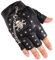 GRACEART Steampunk-Handschuhe, Gothic, fingerlose Herren-Fäustlinge, totenkopf, Einheitsgröße