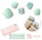 NAILOG Semi Cured Gel Nail Strips, Toe Nail Polish Strips with Glossy Gel Finishing | 32 Pieces Long Lasting Pedi Nail Wrap, Summer Breeze