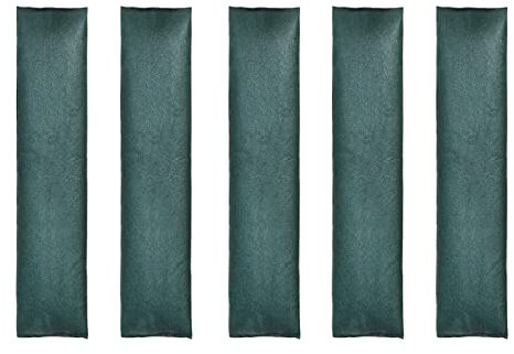 SLOEFY Wasseraktivierte Flutbarriere, wiederverwendbar, Sandsäcke für Überschwemmungen, Hochwasserbarriere, Sandsäcke für Zuhause, Garagentore, Fenster, 25 x 150 cm, 5 Stück