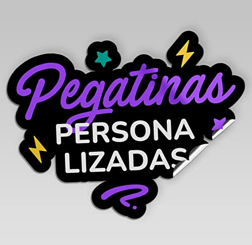 Pegatinas Personalizadas Troqueladas - Etiquetas Adhesivas en Vinilo con Forma Libre Personalizada, Varias Medidas de Stickers con Nombre, Logo o Imagen Varios Tamaños y Cantidades (Hasta 10x10 cm)