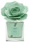 MUHA' | Raumduftspender Rosa Diffuser, Duft Cuoio e Frutti, Raumduftspender mit Rose aus Birkenholz, 100 ml Format.