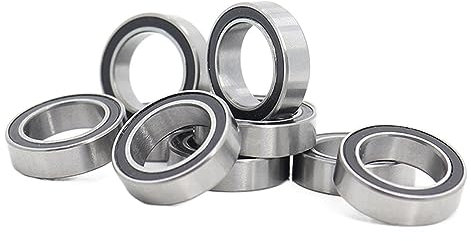 BERWENNY 10PCS MR85RS Lager 5x8x2,5mm for Elektrische R/C Auto LKW MR85 RS 2RS Kugellager MR85-2RS Schwarz Versiegelt