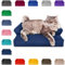 PatchHome Katzenbett – Oeko-TEX Zertifiziert – Katzenmöbel – mit recyceltem Styropor gefüllt – Katzensofa – Made in Germany – 50x40x15 cm – Marina