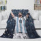 Messi 3D Gedruckte Decke - Fußball Waschbar Flanell Decke Für Kinder Jugendliche Erwachsene - Sofa Bett Büro Reisen Camping Dekor - Weihnachten Geburtstag Geschenk(100x130cm)