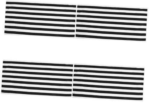 Cabilock 4 Piezas Toalla de Playa Toalla de Camping Toalla Absorbente Toallas de Piscina turcas Toallas de Piscina a Rayas Toallas de Playa de Microfibra Accesorios de Playa Fibra extrafina