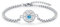 OHAYOO Damen Armband Silber 925 Kompass Geburtsstein März Aquamarin Armband Schmuck für Damen Herren Mädchen Teenager Geschenke