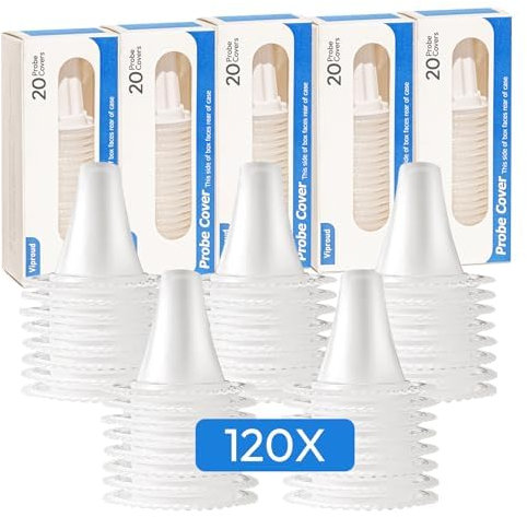 Ohrthermometer für Baby Erwachsene, Ohr Fieberthermometer mit Alter Präzision und farbcodierte Temperaturanzeige, digitales infrarot-Thermometer (120)