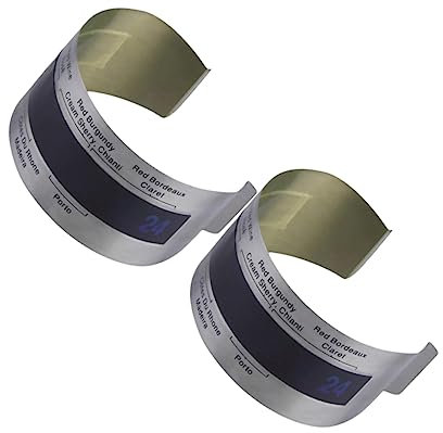 PRETYZOOM Stilvolles Weinthermometer Im Uhrenstil Keine Batterie Erforderlich Digitale Anzeige Der Weintemperatur