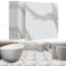UISEBRT 54 piastrelle autoadesive per pavimenti in PVC, 5,02 m², effetto cemento, piastrelle adesive al metro, per cucina, bagno, corridoio, soggiorno, 30 x 30 cm, modello C