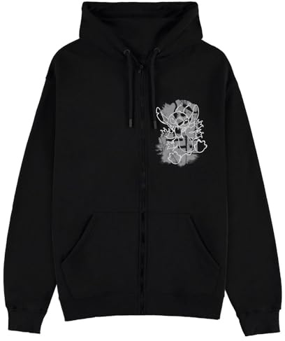 Lilo & Stitch Stitch - Metal Graphic Männer Kapuzenjacke schwarz