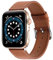 Lederarmband kompatibel für Apple Watch 38mm 40mm 41mm 42mm 44mm 45mm 46mm 49mm - Echtleder Armband für iWatch Ultra SE Series 10 9 8 7 6 5 4 3 2 1 (Braun, 38mm/40mm/41mm/42mm-Series 10)
