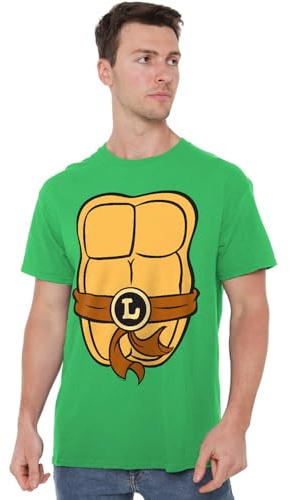 manji-devlin corporation TMNT Leonardo Chest Unisex T Shirt, Kelly Green, Small