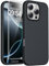TOCOL 3 in 1 Silicone for iPhone 16 Pro Max Case 6.9-Inch, with 2 Pack HD Screen Protector, Liquid Silicone Slim Silky-Soft Touch Multi-Color Anti-Scratch Shockproof Cover, Black