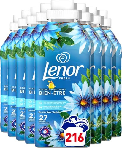 Lenor Weichspüler – Meeresbrise – 8 x 27 Wäschen – Vorteilspackung