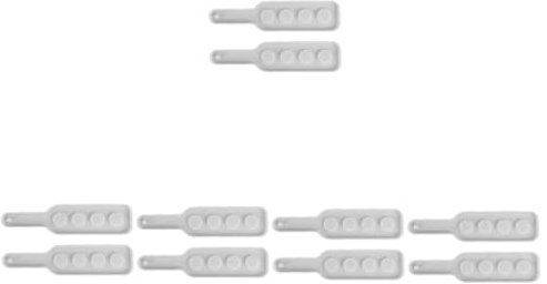 DIYEAH 10pcs DIY Silicone Mold Shot Glass Holder Molds for Serving Tray Craft Tool Funny Epoxy Moulds for Resin Crafting Silicone Moulds Crafting for Shot Glass Bottle Holder