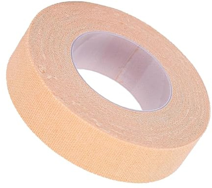 1cm x 5m Self-Adhesive Sports Tape, Skin Tone Elastic Breathable Strapping Bandage for Thumb, Finger, and Joint Support in MMA, Boxing, and Climbing - Single Roll(Skin)