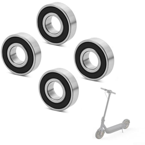 Gettimore 2/4er-Pack Elektroroller-Rad-Kugellager für Ninebot Max G30/G30D E-Scooter