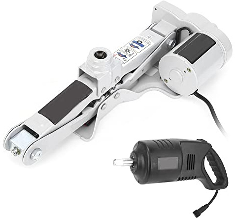 HELEVIA 2-3T Auto Elektrischer Wagenheber-Hebeset Schlagschrauber Reifenwechsel-Reparaturwerkzeug, Einfache Bedienung, Stabile Struktur, Leistungsstark Zeitsparend