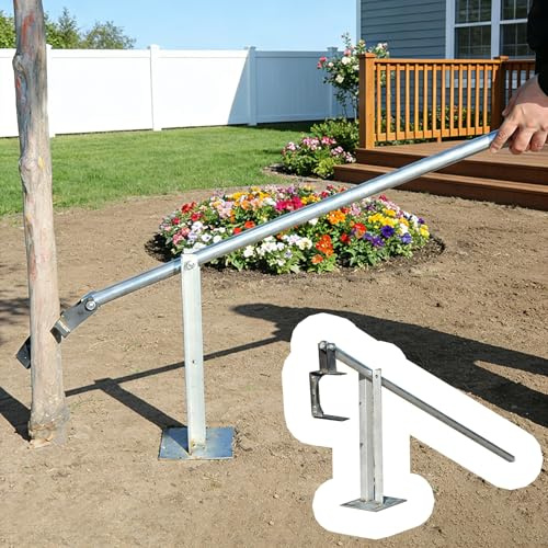 Staket Post Puller Träduppdragare/Stolpuppdragare för Trädgårdar, Okrossbar Lyftutrustning med Dubbla Funktioner, Justerbart Kraftbesparande Uppdragsverktyg(Medium Size)